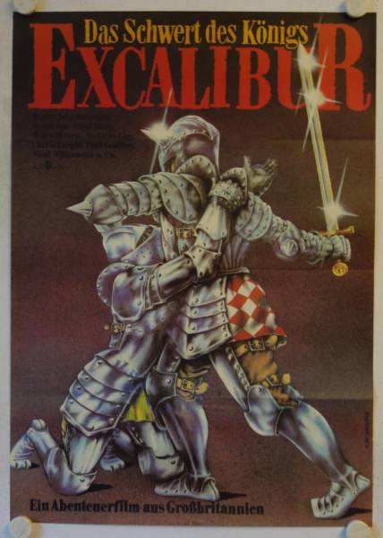 Excalibur originales DDR Filmplakat
